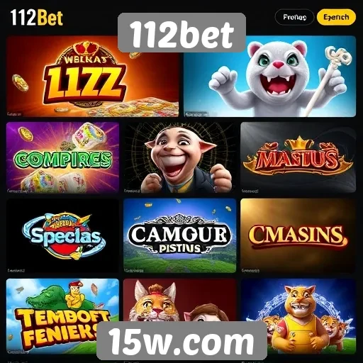 Principais jogos disponíveis na plataforma 112bet