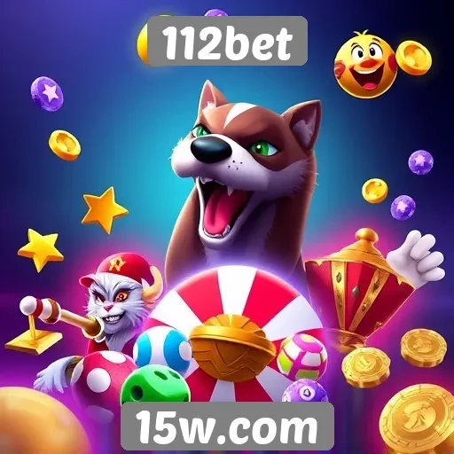 Variedade de jogos disponíveis na plataforma 112bet